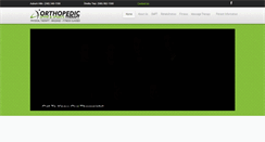 Desktop Screenshot of orthospinesports.com